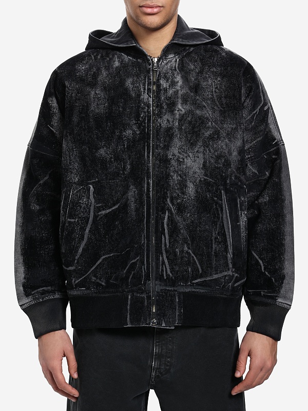 Бомбер муж Alchemist ALFLFW25MTJK04.a Flocked Black - 3