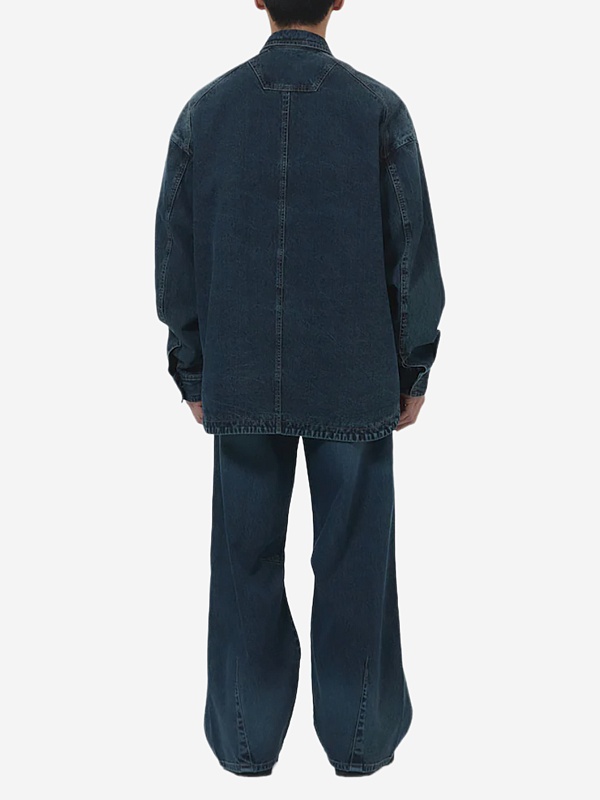 Рубашка муж Juun.J JC5X64P50 Blue P - 3