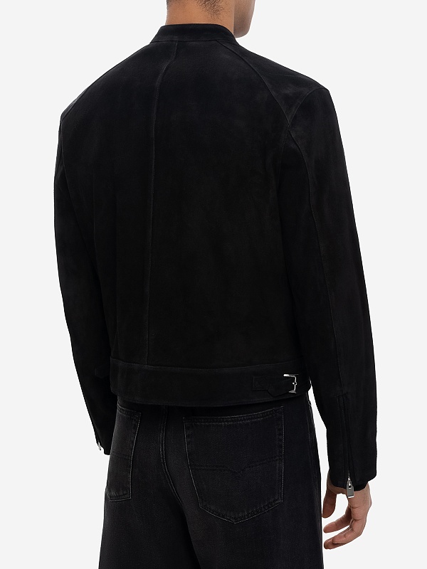 Куртка кожаная муж Tonywack BE34LJ13 BLACK - 3