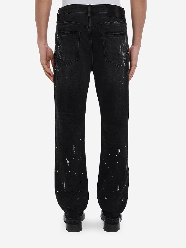 Джинсы муж PURPLE P011-BRKS526 BLACK - 4