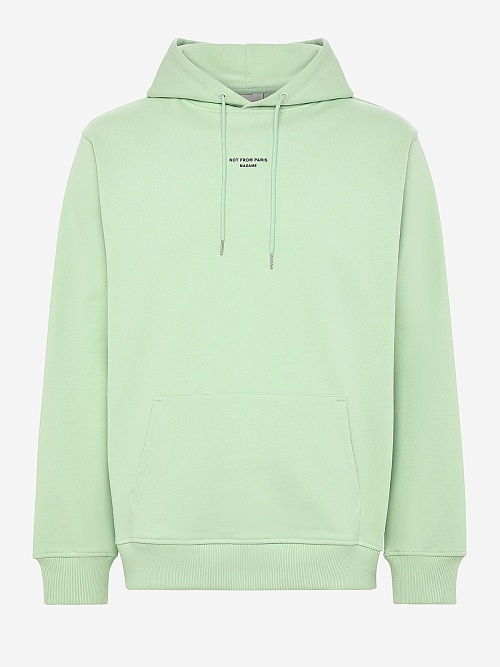 Худи муж Drôle de Monsieur G-HO161-CO127-LGN LIGHT GREEN - 0