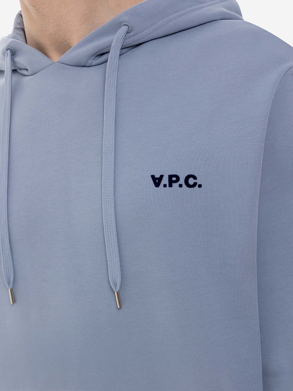 Худи муж A.P.C. COHGO-H27917 BLEU GRIS/DARK NAVY - 5