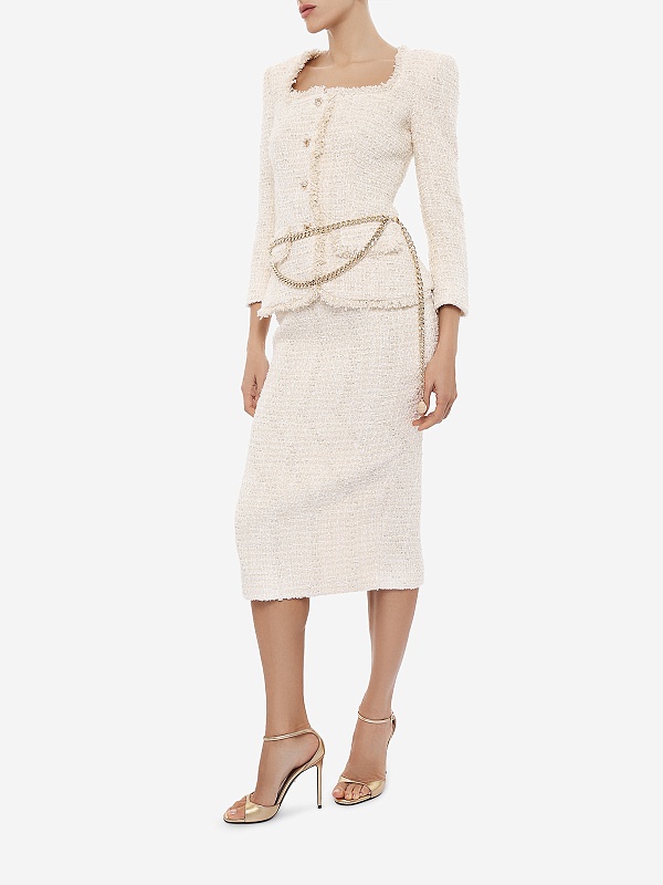 Платье жен Self-Portrait AW26-059MA-C CREAM - 1