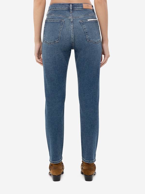 Джинсы жен 7 For All Mankind JSWJ1200LF MID BLUE - 4