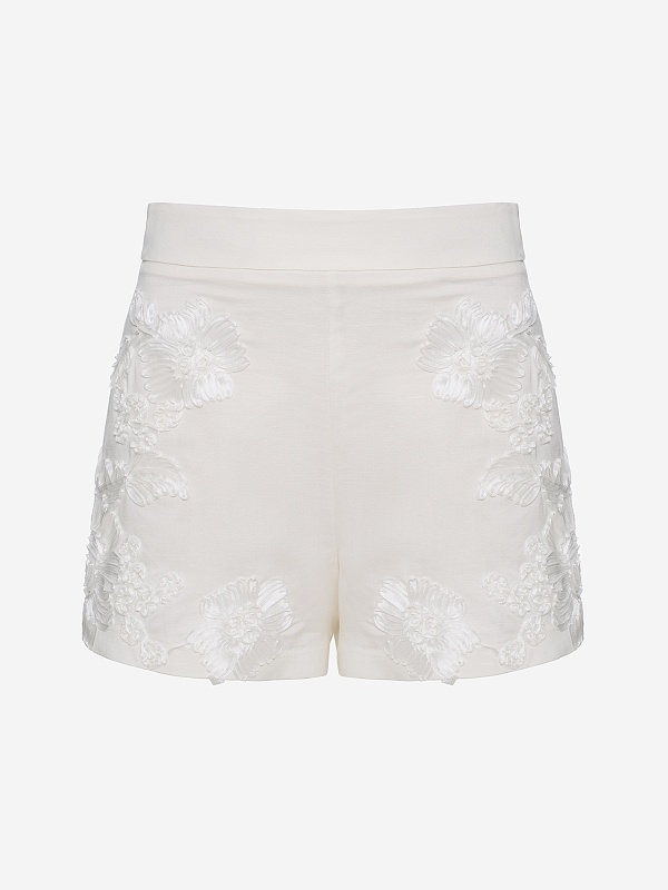 Шорты жен Simkhai 126-4120-SW Ivory - 0