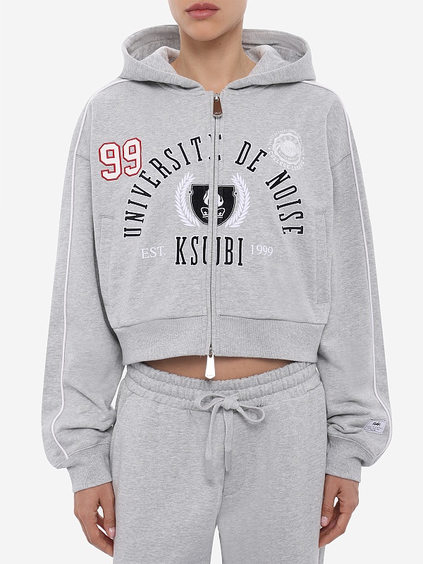 Худи жен Ksubi WSP26FL002 grey - 3