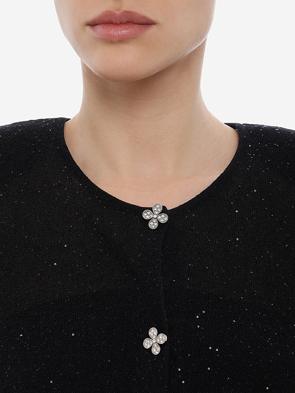 Кардиган жен Burka kn26-k003 Черный - 5