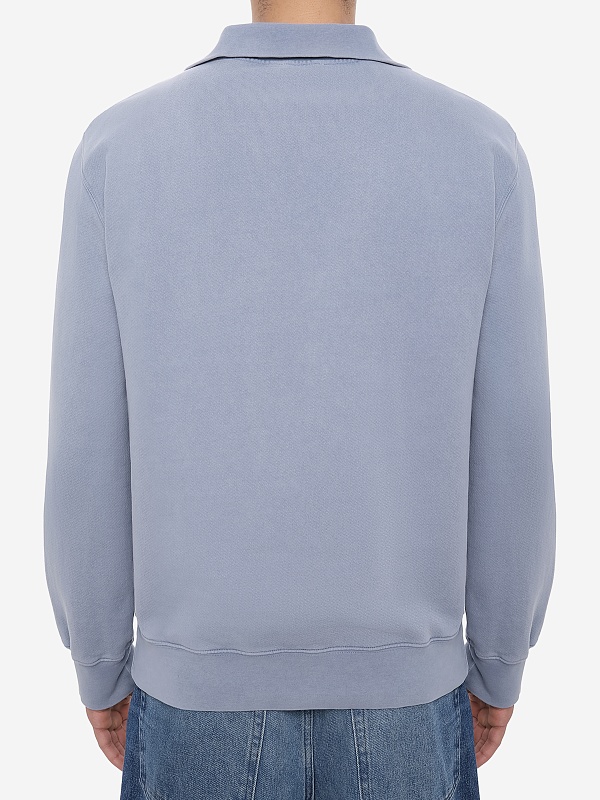 Толстовка муж A.P.C. COHMU-H37014 IAB LIGHT BLUE - 4