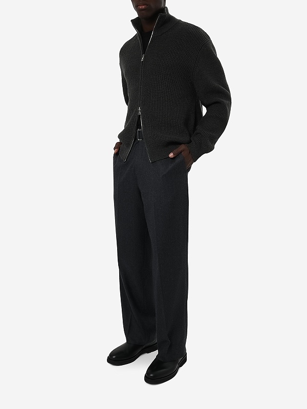 Кардиган муж Officine Generale W25MKNT318 DKOLIVE/OLIVE/BEIGE - 1