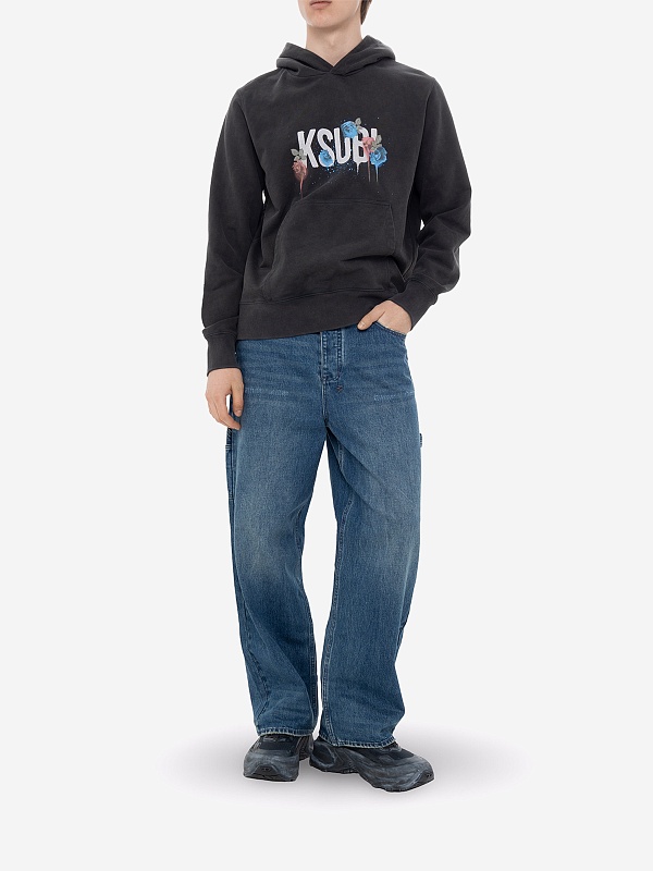 Худи муж Ksubi MPF24FL010 GREY - 2