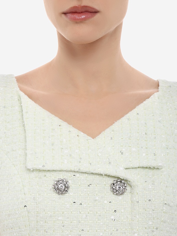 Платье жен Self-Portrait SS26-030M-G LIME - 5