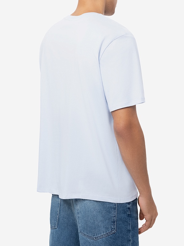 Футболка муж A.P.C. COHBM-H26535 IAT SKY BLUE - 3