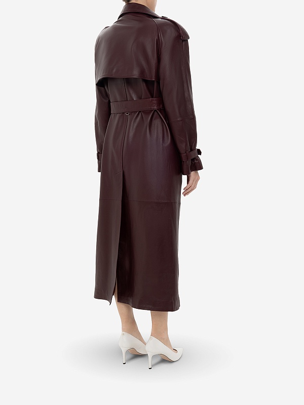 Плащ жен Burka an-2402 Винный - 4