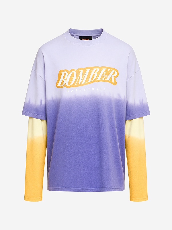 Футболка с длинным рукавом муж BOMBER FW26-DN-TS-LS-002 - 0