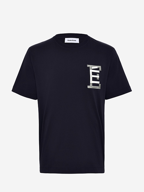 Футболка муж Etudes Studio WONDER E UNIVERSITY FADE OUT Navy - 0