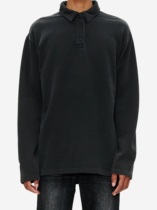 Поло с длинным рукавом муж A.P.C. COHMC-M37002 LZZ BLACK - 3