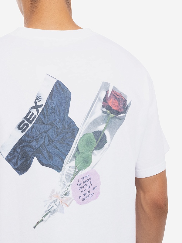 Футболка муж Carne Bollente AW25ST0102 White - 5