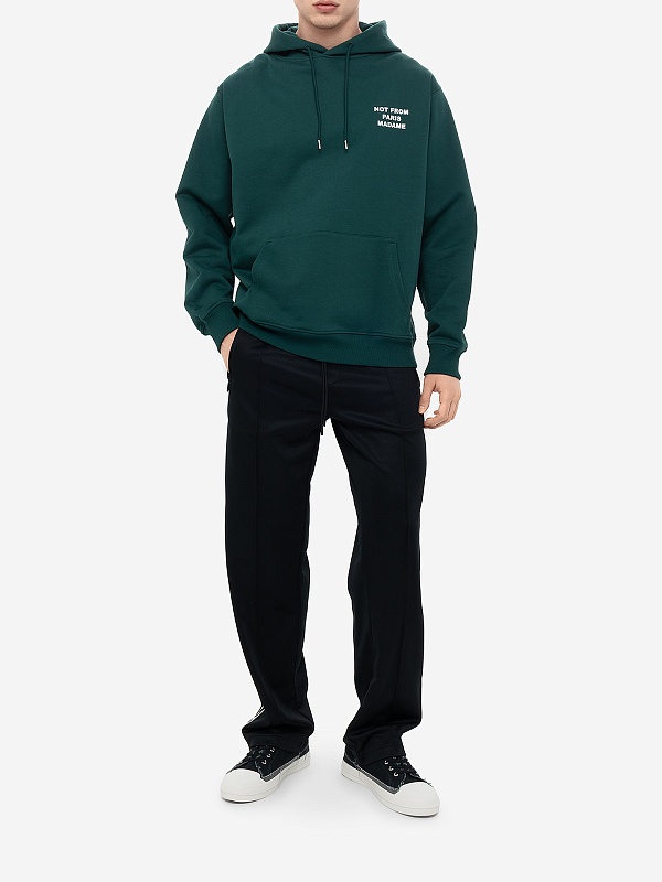 Худи муж Drôle de Monsieur PERM-HO162-CO127-DGN DARK GREEN - 2