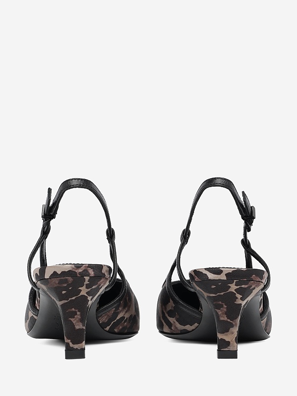 Слингбэки (каблук) жен Kennel & Schmenger 53600-266 camel/schwarz - 4