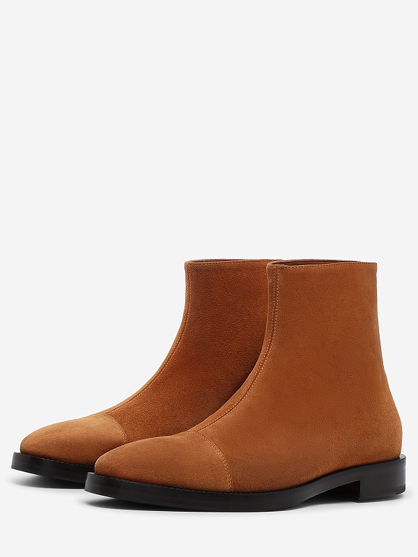 Ботинки муж ROBERTO di PAOLO Cufar Suede Ankle Boots CARAMEL - 2