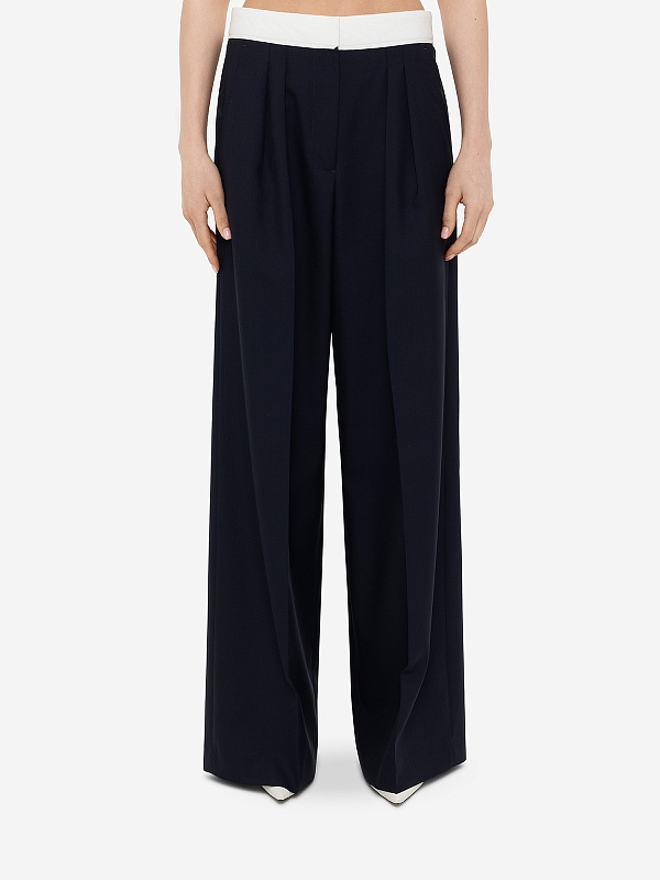 Брюки жен Officine Generale S24WTLG466 DARK NAVY - 3
