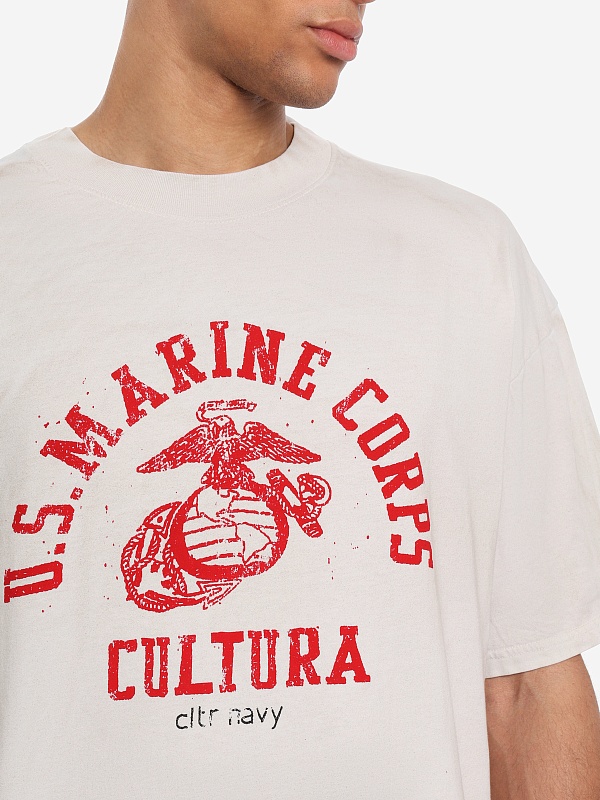 Футболка муж CULTURA S26TE28JE10 beige - 5