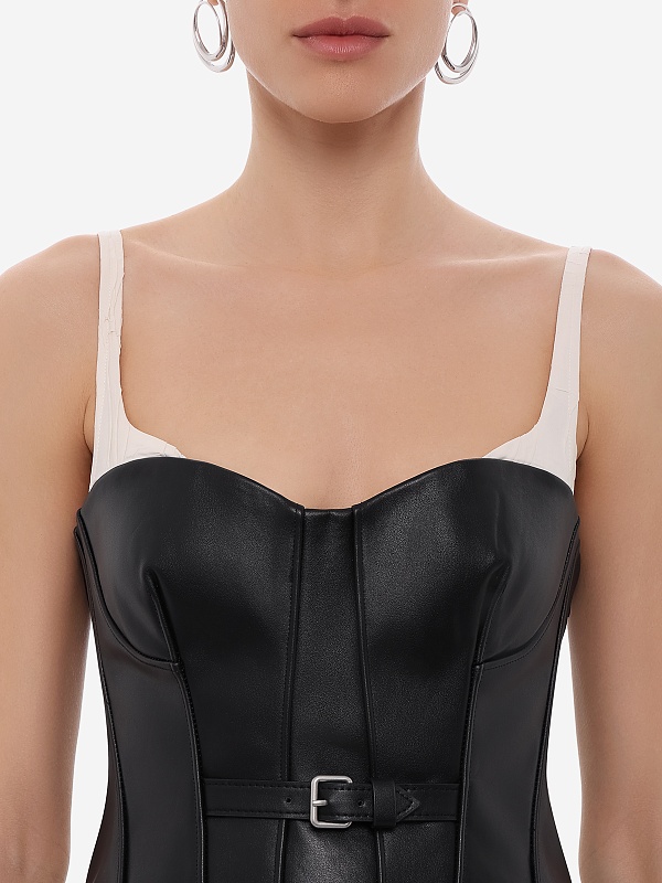 Платье жен Simkhai 226-1124-W BLACK MULTI - 4