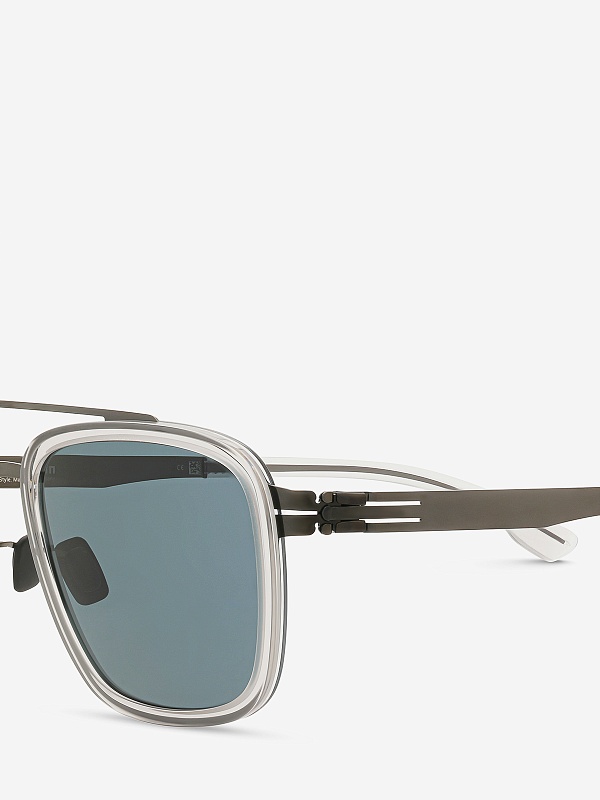 Солнцезащитные очки Ic Berlin IB Jacob Gun Metal Sky Grey Atlantis Mittwoch 52 21 145 - 3