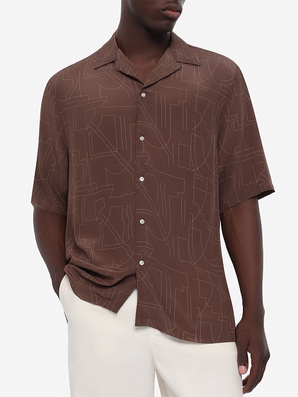 Рубашка муж Officine Generale S26MSHI029 COCO/CREAM - 3