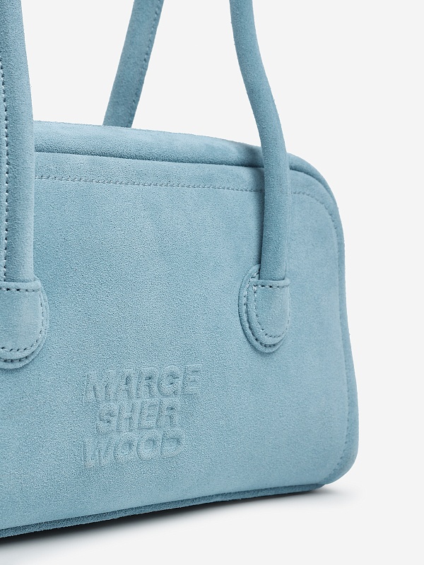 Сумка жен MARGESHERWOOD GG047657 BLUE SUEDE - 4