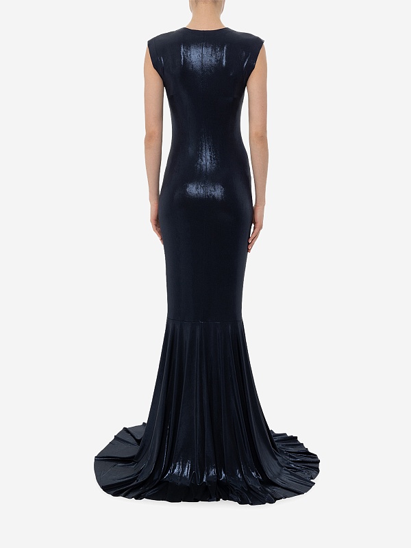 Платье жен Norma Kamali ST2243LMD43951 TRUE NAVY - 4