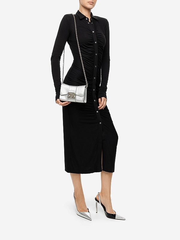 Слингбеки (каблук) жен Alexandre Vauthier AVI3501-002 SILVER/BLACK - 6