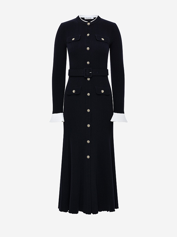 Платье жен Self-Portrait AW25-016M-N NAVY - 6