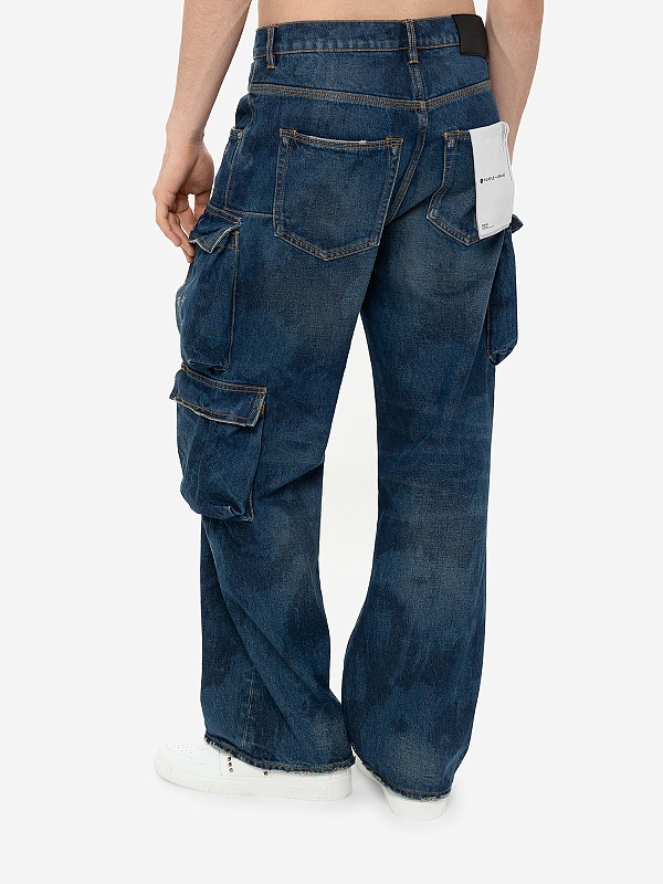 Джинсы муж PURPLE P018-TPDI424 DK INDIGO - 4