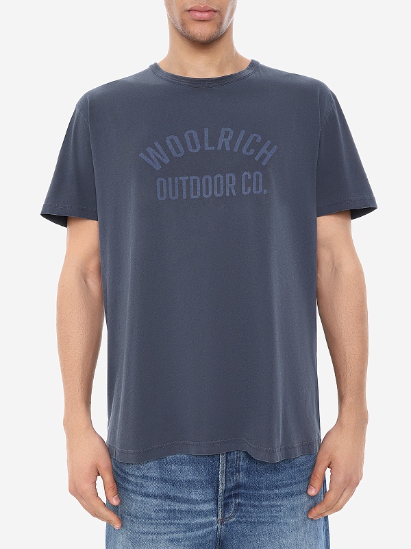 Футболка муж Woolrich CFWOTE0127MRUT3708 MELTON BLUE - 3