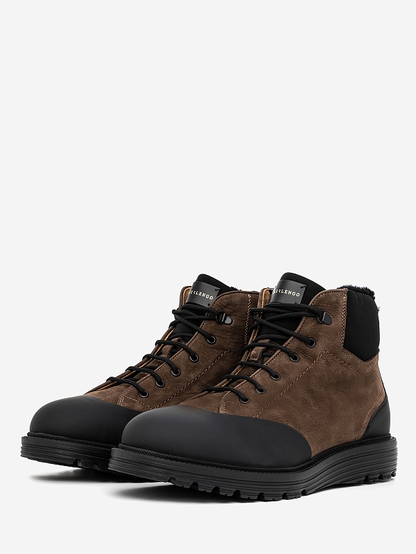 Ботинки муж CAMERLENGO 16376 GUM NERO /MORBIDONE T.MORO 64039116 - 3