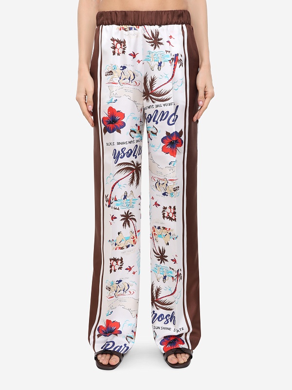 Брюки жен P.A.R.O.S.H. D232495 808 FANTASIA MARRONE - 3