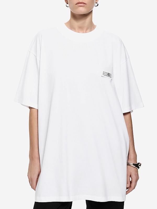 Футболка жен MM6 S62GD0207 M20048 100 - 2