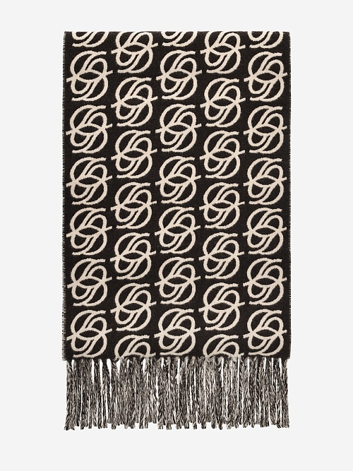 Шарф муж Drôle de Monsieur I-SF118-WO046-DBN DARK BROWN - 0