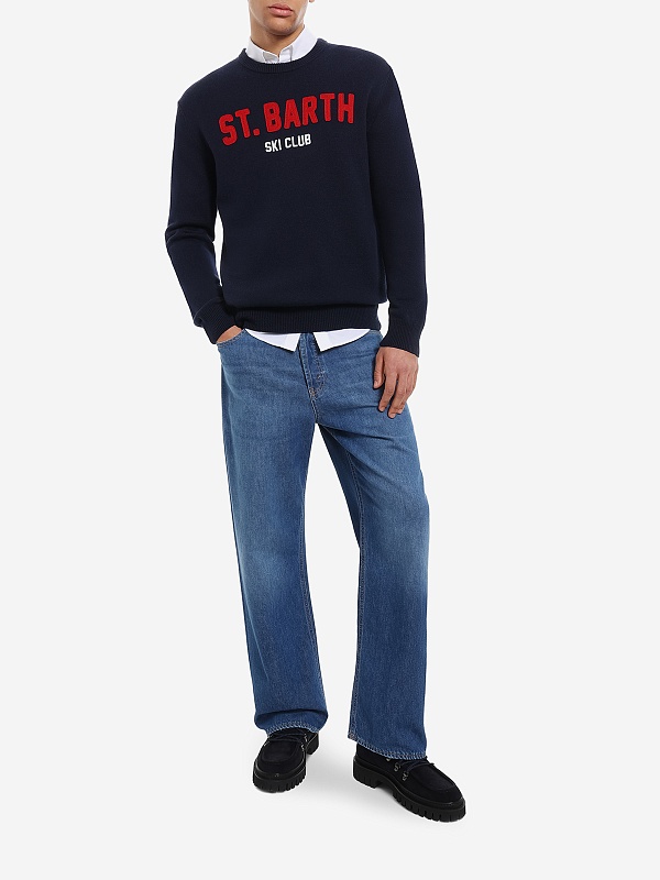 Свитер муж MC2 Saint Barth HER0001 03029I SB 61 PATCH - 1