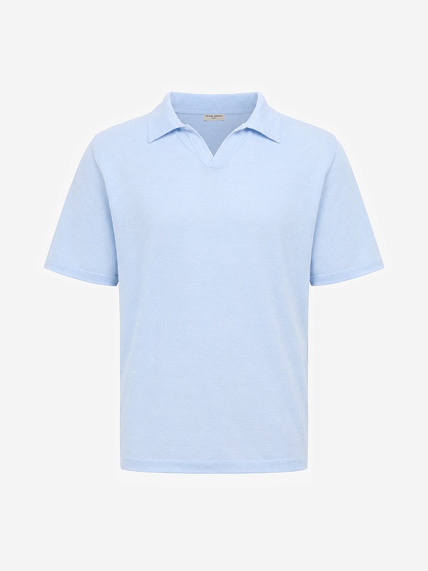 Поло муж Officine Generale S26MTEE215 DREAM BLUE - 0