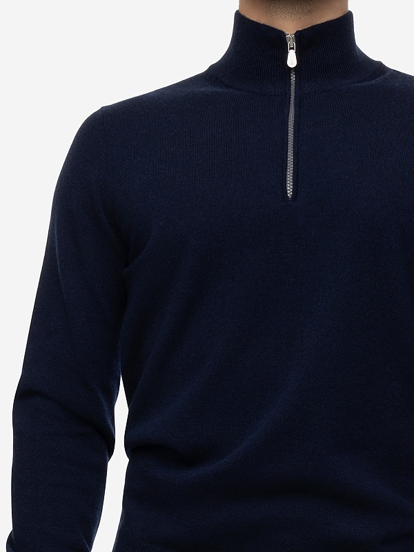 Свитер муж Brunello Cucinelli M2200124 NAVY - 4