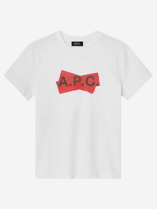 Футболка муж A.P.C. COHBM-M26457 AAB WHITE - 0