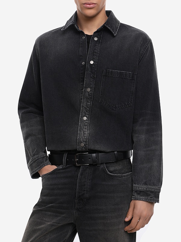 Рубашка муж Haikure HEM06058DF174L0925 PASADENA BLACK - 3