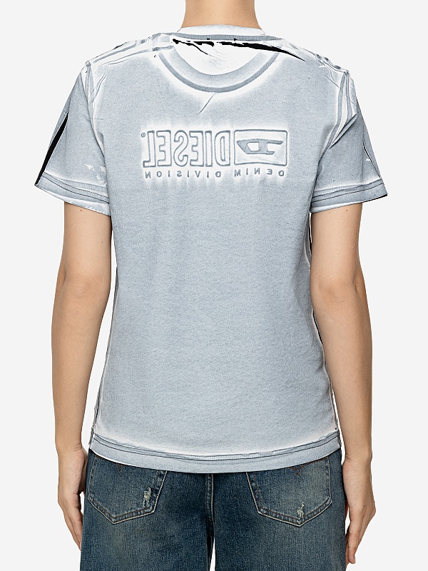 Футболка жен Diesel A12120 0QHAZ 100A - 4
