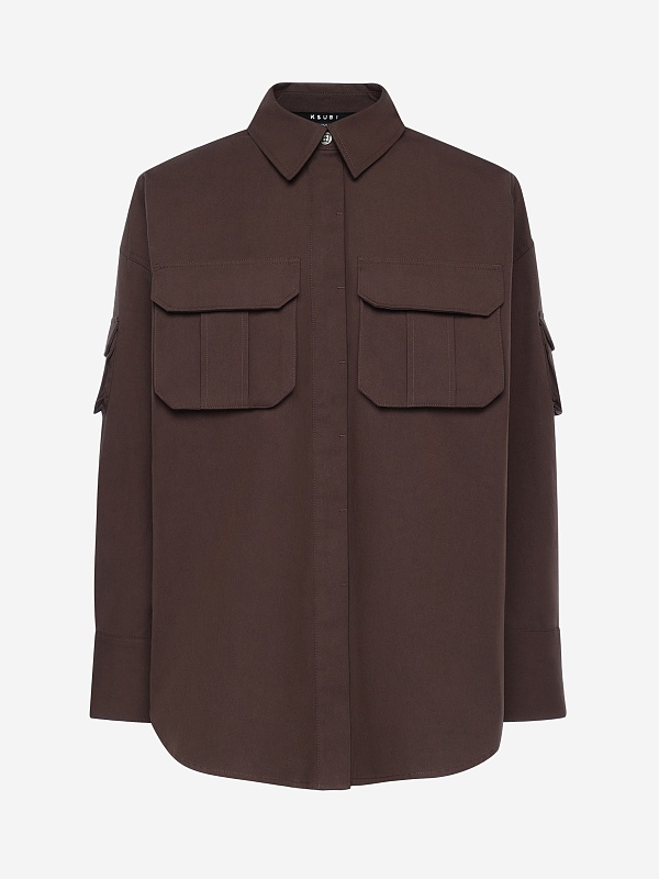 Рубашка жен Ksubi WPS26SH015 brown - 0