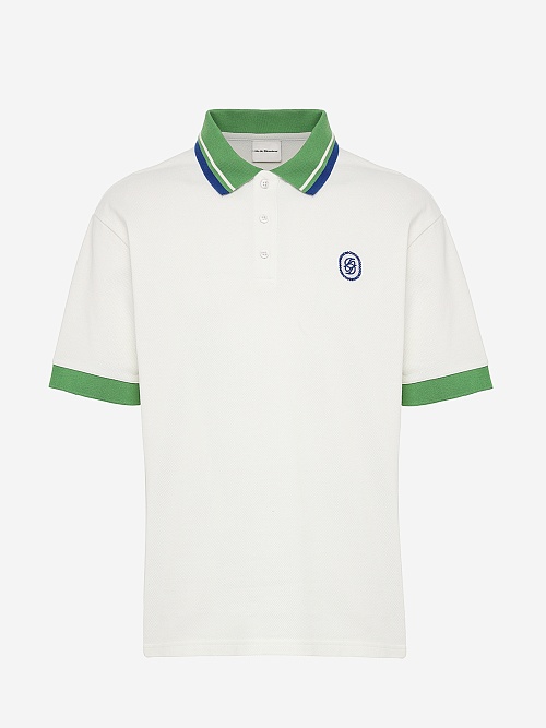 Поло муж Drôle de Monsieur G-PL152-CO162-OW OFF WHITE - 0