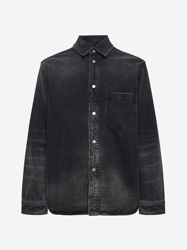 Рубашка муж Haikure HEM06058DF174L0925 PASADENA BLACK - 0