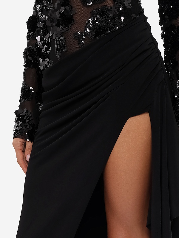 Платье жен Nissa RRS16262 BLACK - 4