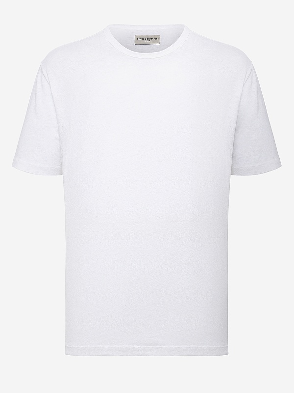 Футболка муж Officine Generale S25MTEE201 WHITE - 5